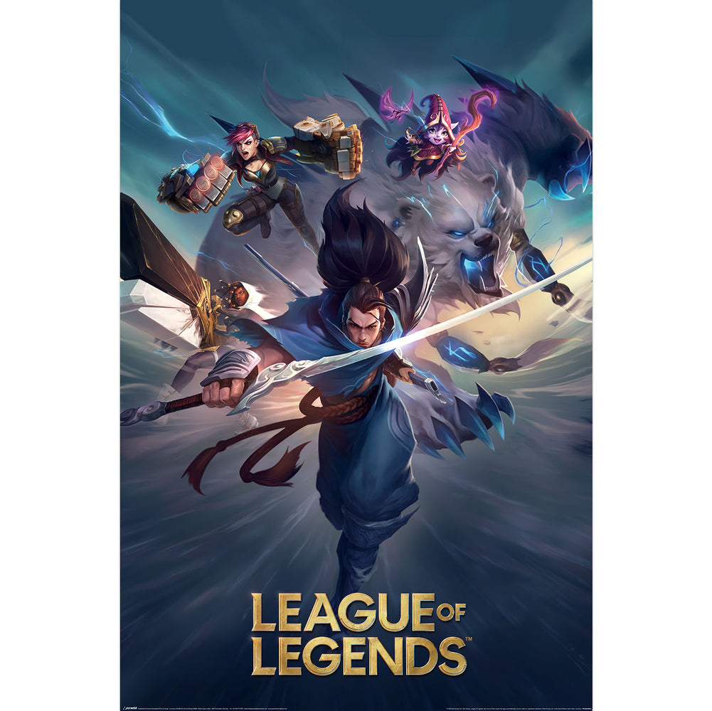 League Of Legends Key Art Gaming Maxi Poster