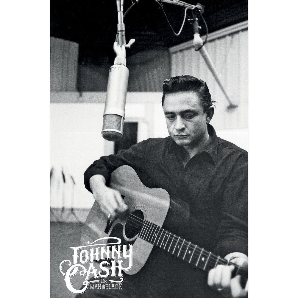Johnny Cash The Man In Black Live In Studio Maxi Poster