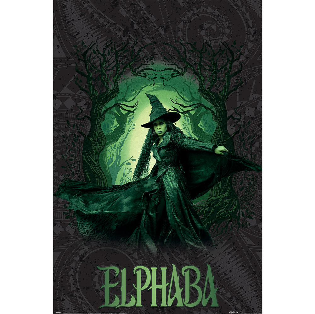 Wicked 2 Movie Elphaba Glow Maxi Poster