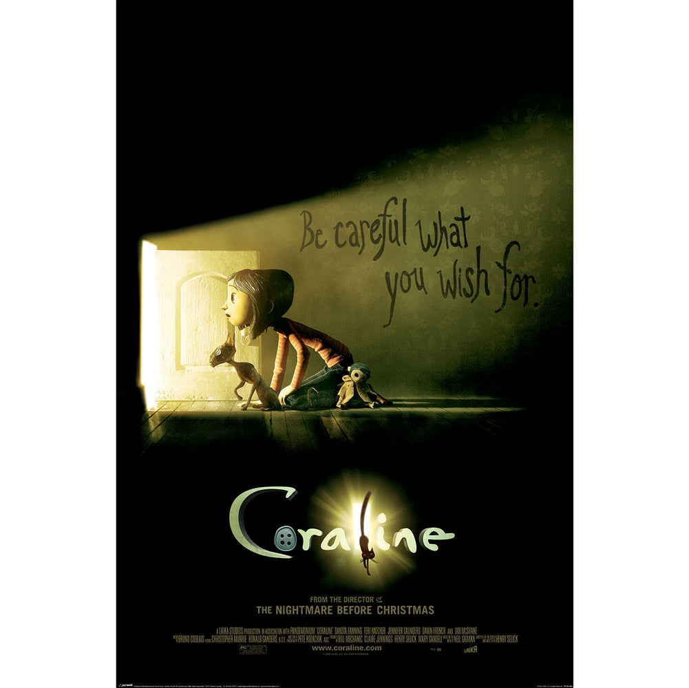 Coraline Be Careful What You Wish For Film Score Maxi Poster