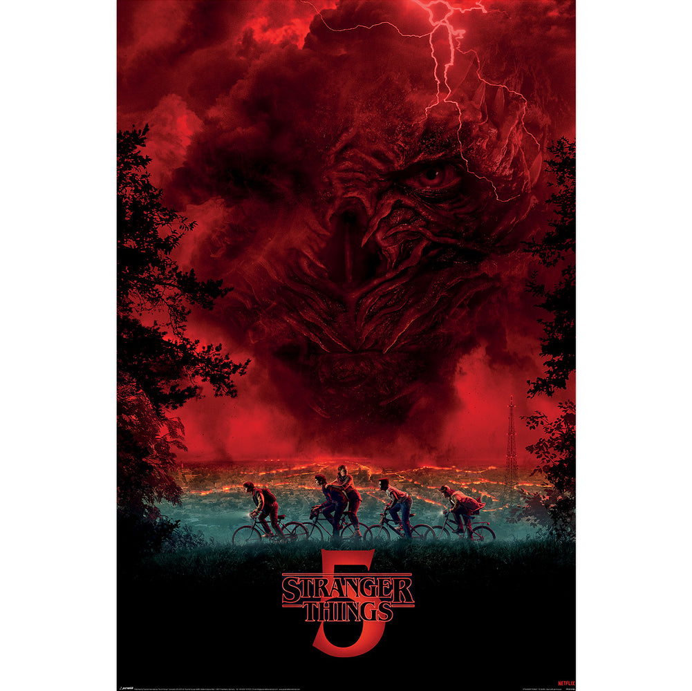 Stranger Things Season 5 Vecna Sky Maxi Poster