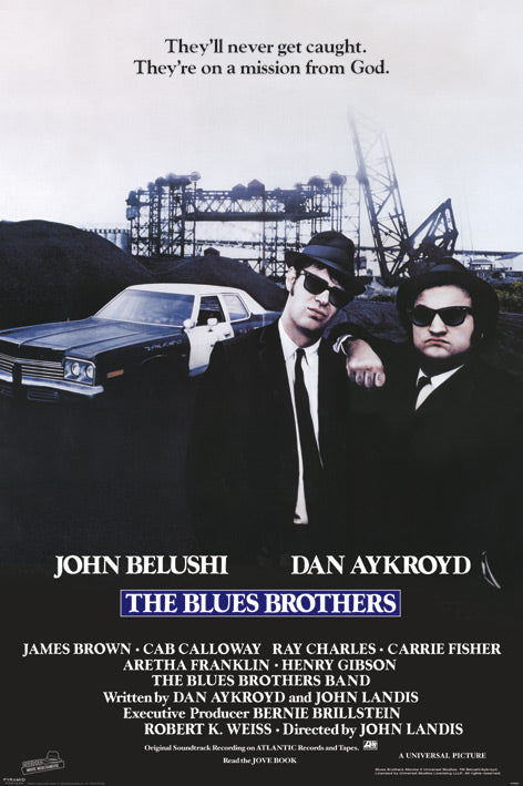 The Blues Brothers Movie One Sheet Maxi Poster Blockmount