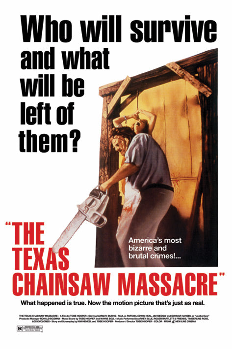The Texas Chainsaw Massacre Vintage One Sheet Maxi Poster Blockmount