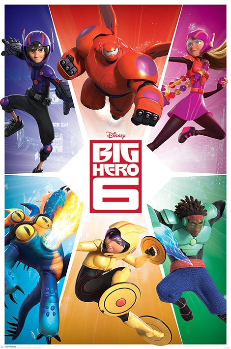 Big Hero 6 Movie Characters Maxi Poster