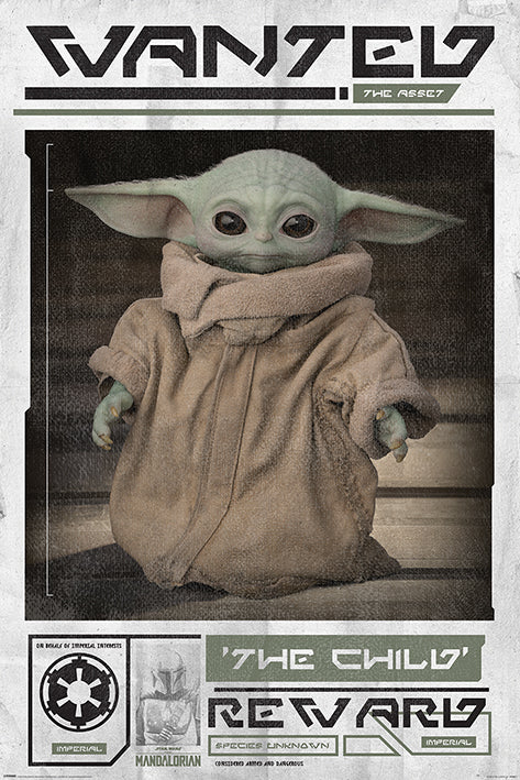 Star Wars : The Mandalorian Wanted Maxi Poster