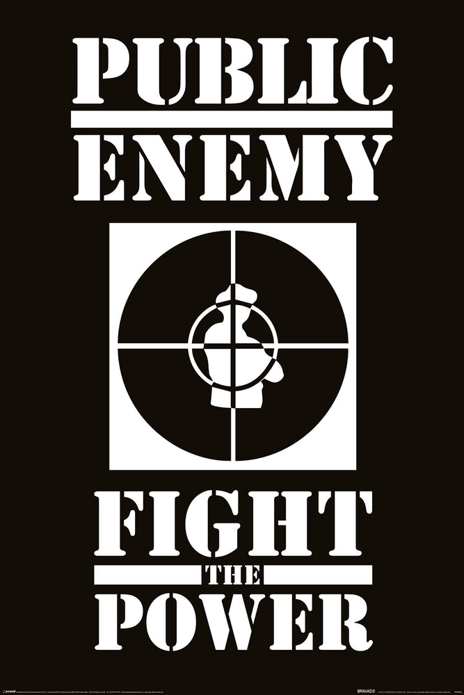 Public Enemy Fight The Power Maxi Poster