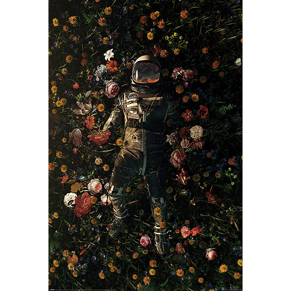 Nicebleed Garden Delights Astronaut Art Maxi Poster
