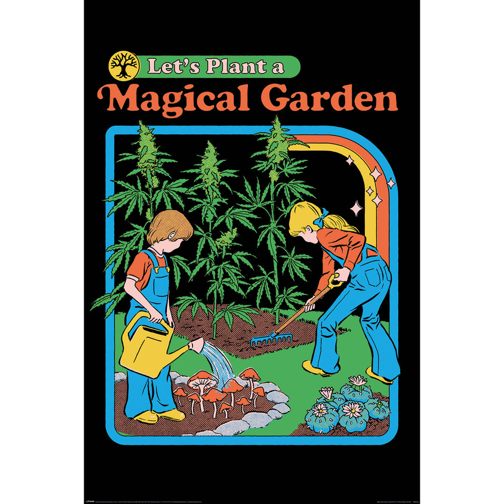 Steven Rhodes Let's Plant A Magical Garden Maxi Poster