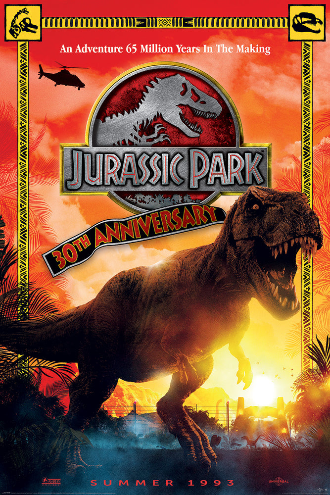 Jurassic Park Movie 30th Anniversary Maxi Poster