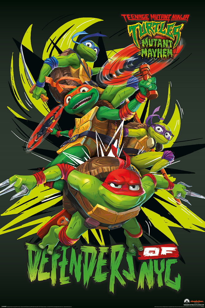 Teenage Mutant Ninja Turtles Mutant Mayhem Defenders Maxi Poster