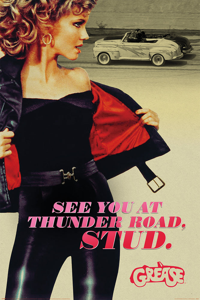 Grease See You At Thunder Road Stud Large Maxi Poster