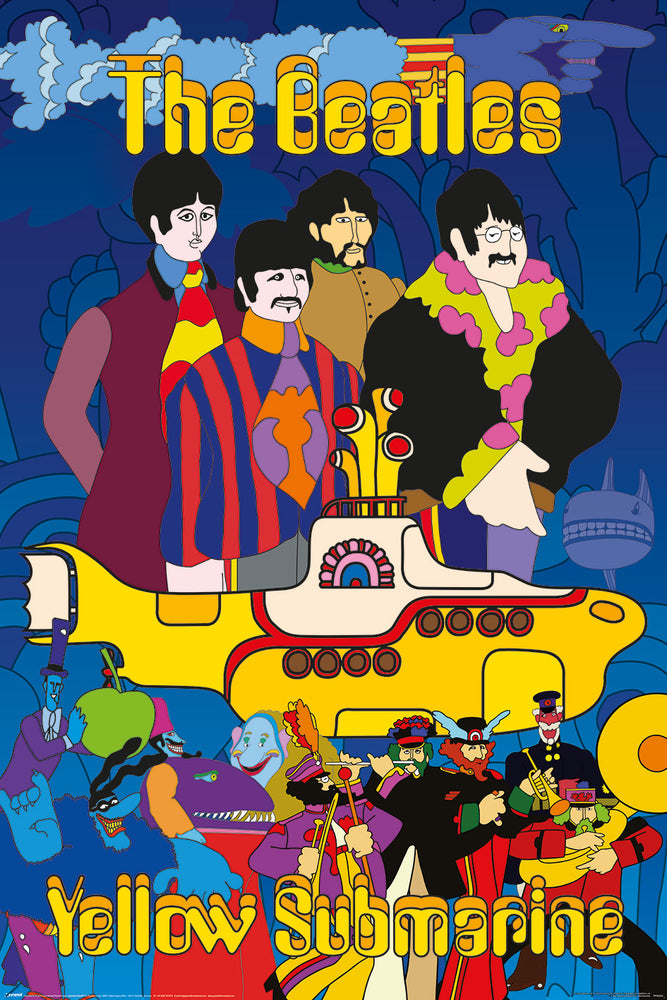 The Beatles Yellow Submarine Montage #2 Maxi Poster