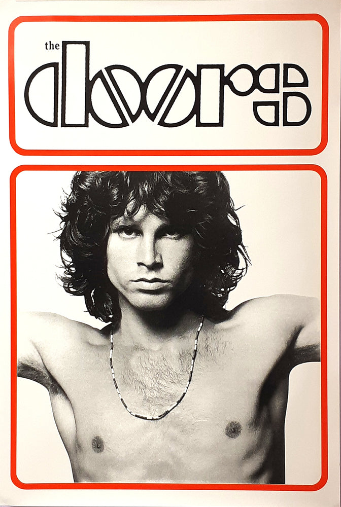 The Doors Jim Morrison Crucifix Pose Rare 90's Era Vintage 104x154cm Giant Poster