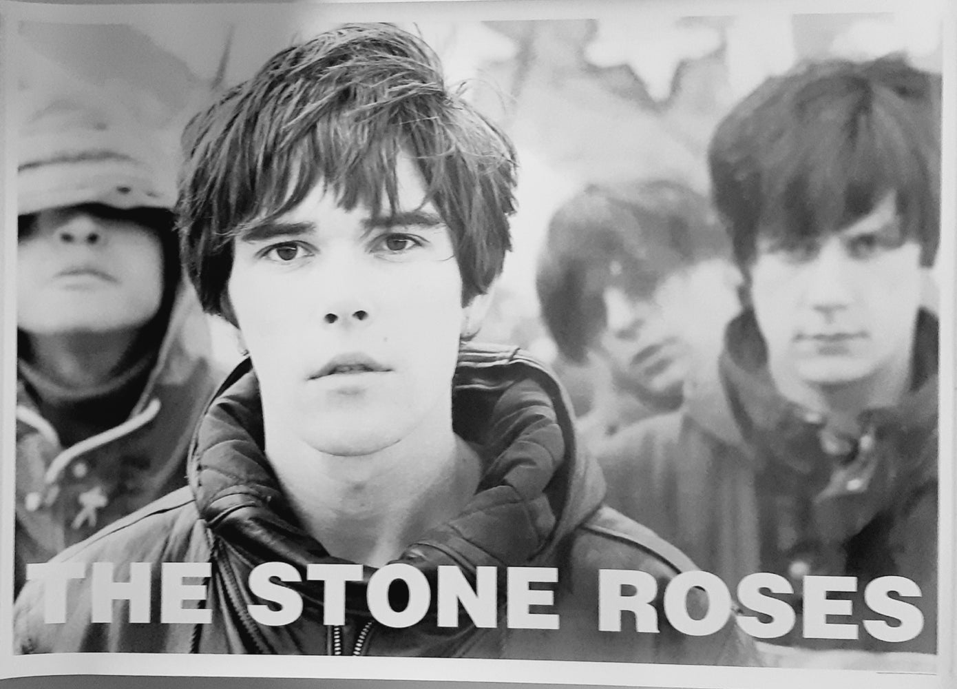 The Stone Roses Classic B&W Group Photo Rare Vintage 100x140cm Giant Poster