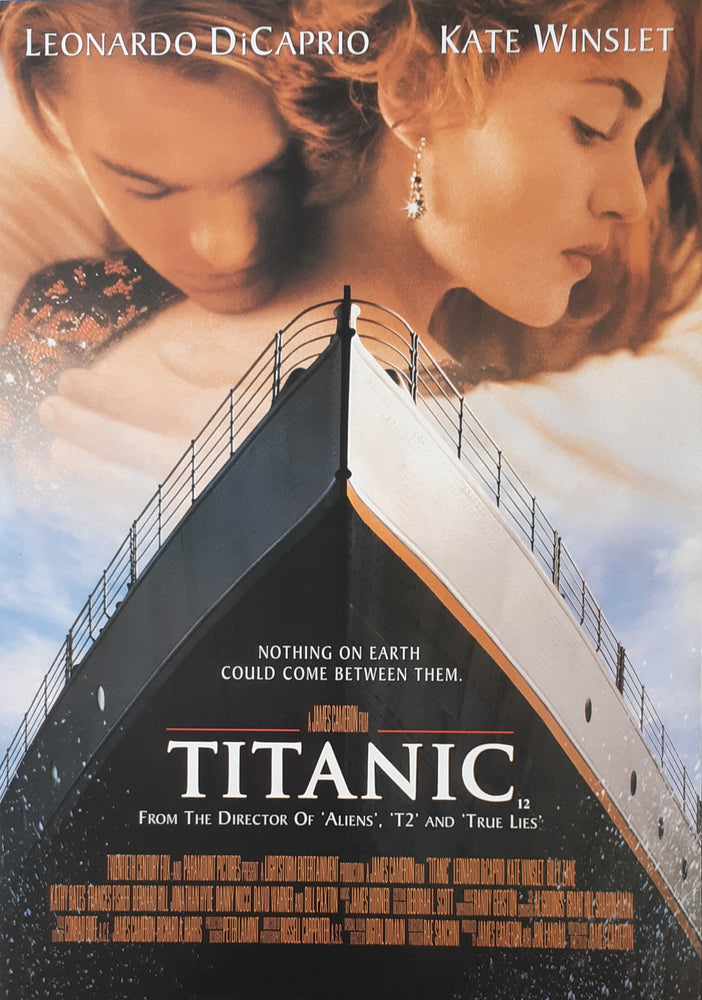 Titanic Movie One Sheet Vintage Maxi Poster Blockmount