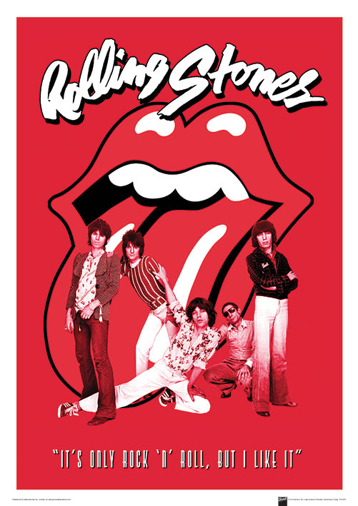 The Rolling Stones It's Only Rock N Roll 30x40cm Music Print