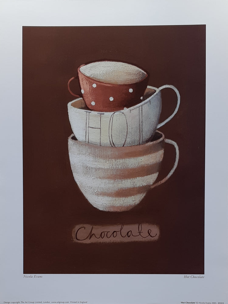 Nicola Evans Hot Chocolate 30x40cm Art Print