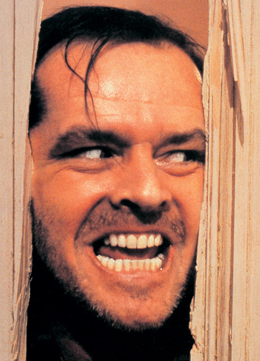 The Shining Jack Nicholson Colour Maxi Poster Blockmount