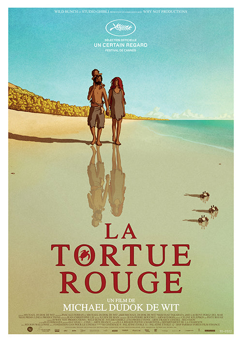The Red Turtle 30x40cm Anime Print