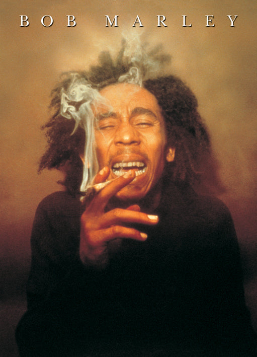 Bob Marley Spliff Vintage Maxi Poster