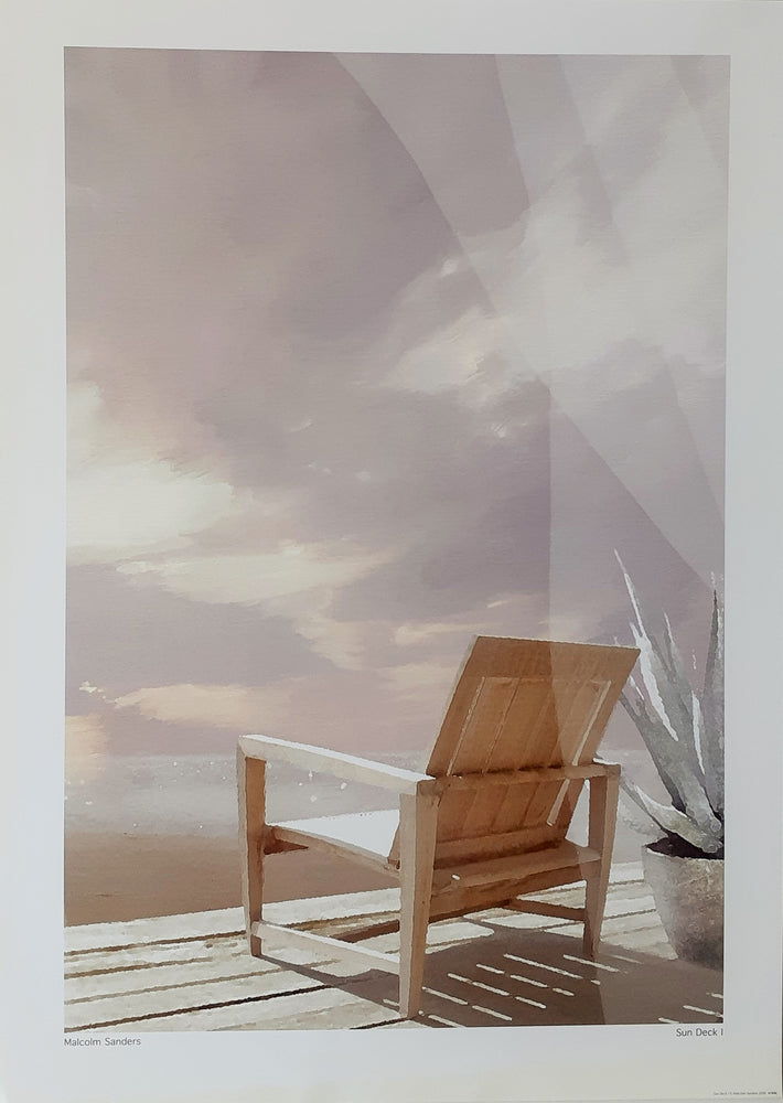 Malcolm Sanders Sun Deck 1 50x70cm Art Print