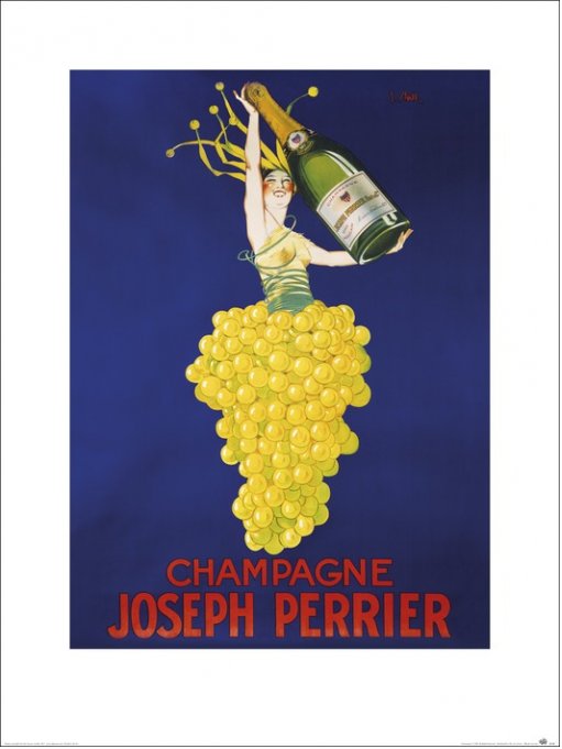 Champagne Joseph Perrier 60x80cm Art Print