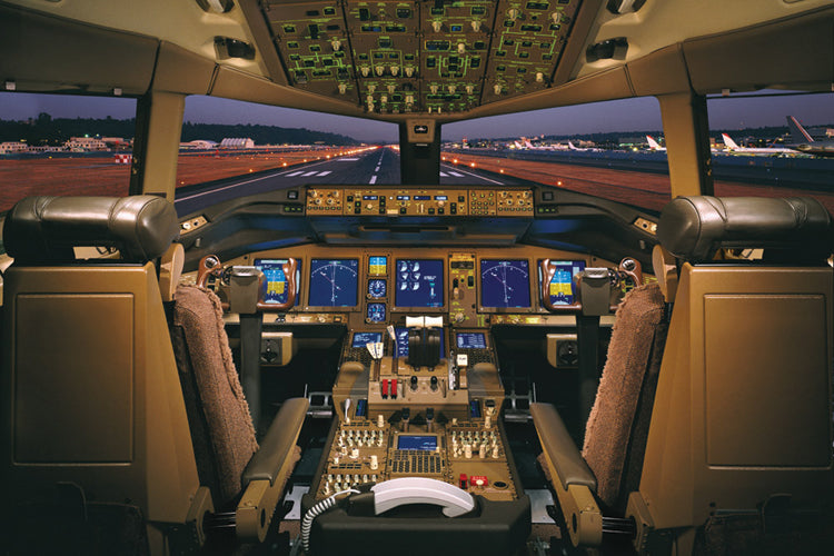 Boeing 777-200 Flight Deck Maxi Poster