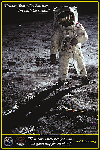 Apollo 11 Man Walking On The Moon poster