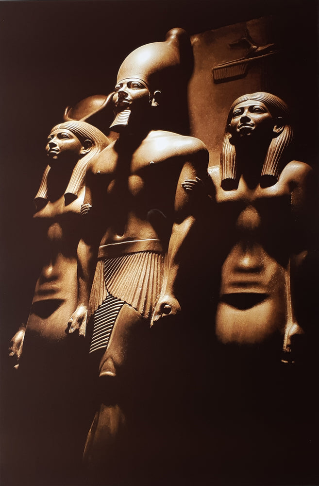 Triad Of Menkaura 4th Egyptian Dynasty Maxi Poster