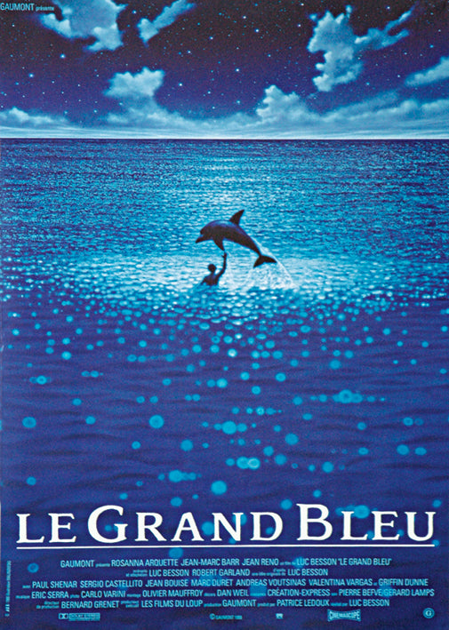 Le Grand Bleu French Film Score Maxi Poster Blockmount