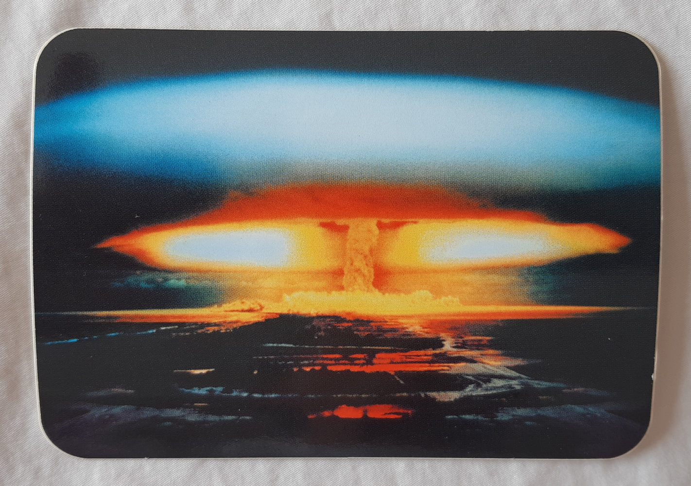Atom Bomb Explosion Colour Mushroom Cloud Vinyl Sticker