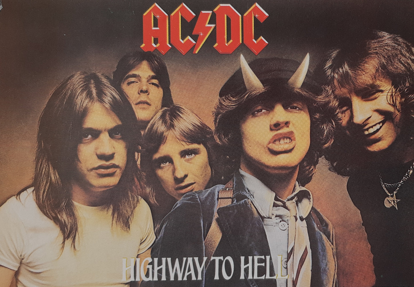 AC/DC Highway To Hell Postcard
