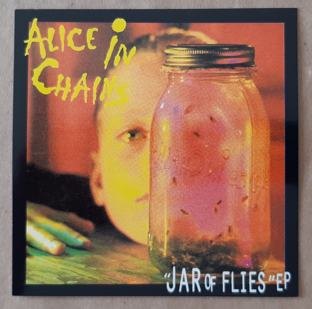 Alice In Chains Jar Of Flies EP 10cm Square Vinyl Sticker