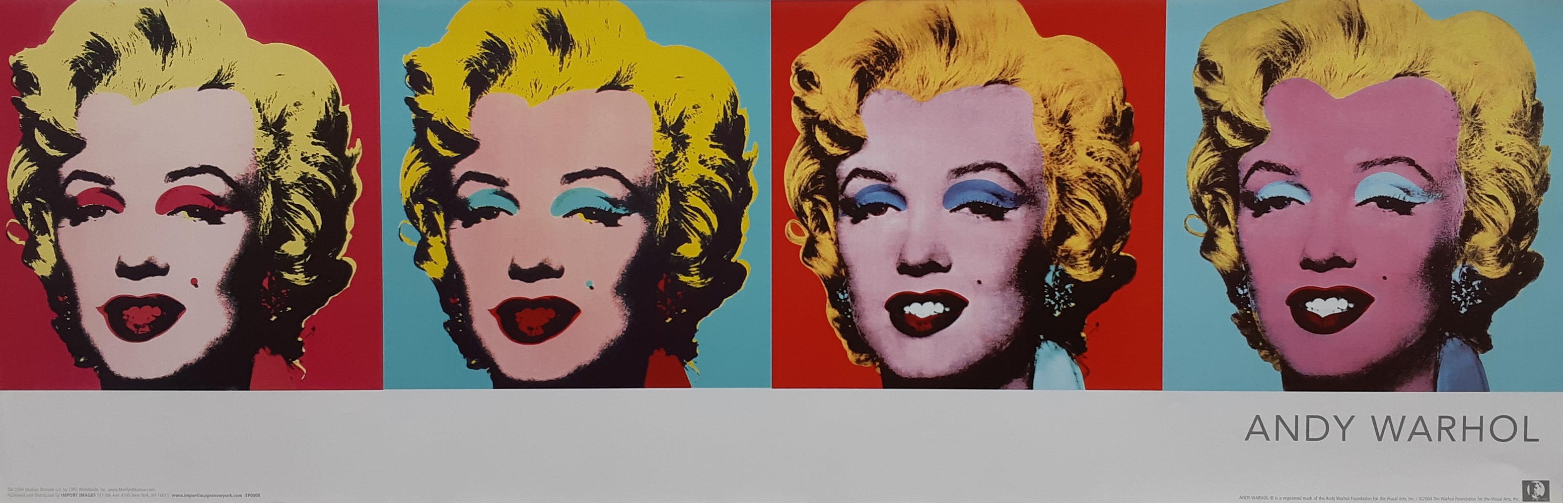 Andy Warhol Marilyn Monroe Slim Poster