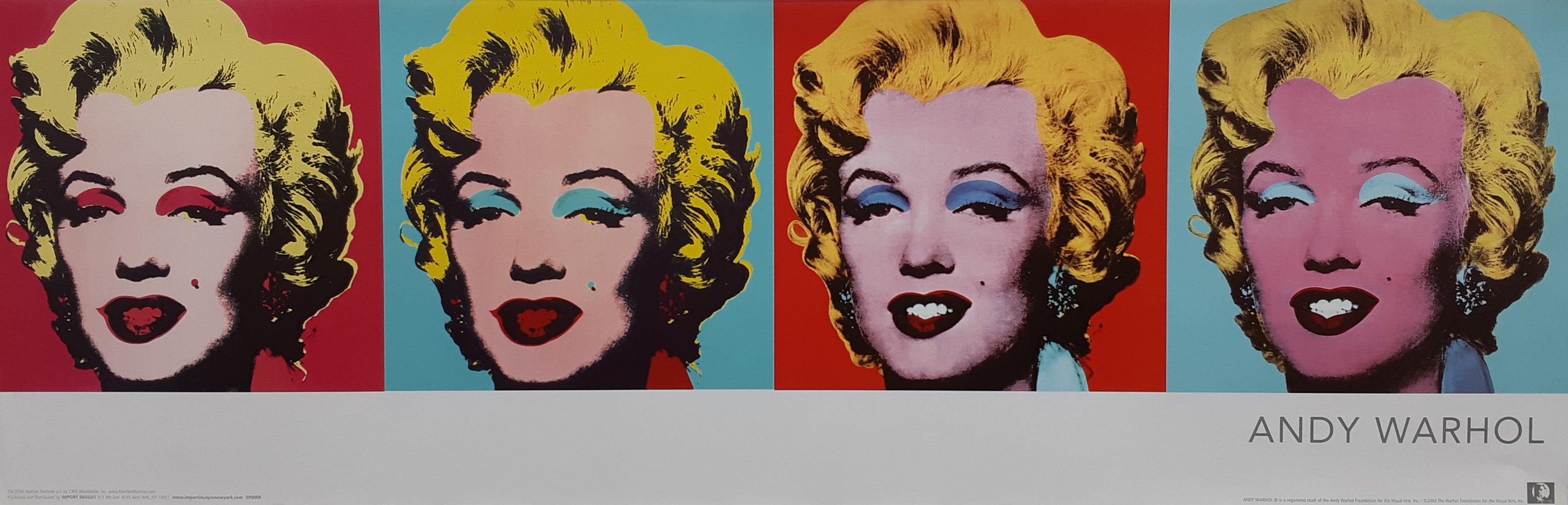 Andy Warhol Marilyn Monroe Slim Poster