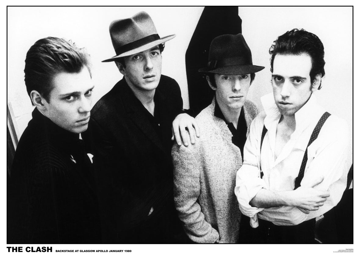 The Clash Backstage Glasgow Apollo Maxi Poster