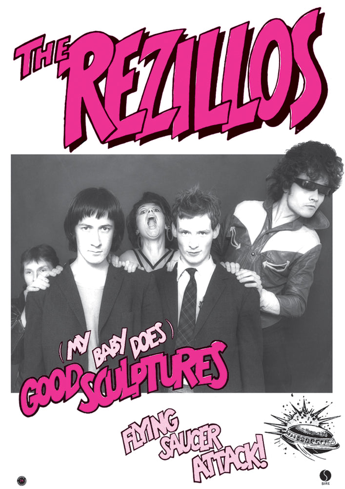 The Rezillos Good Sculptures Poster