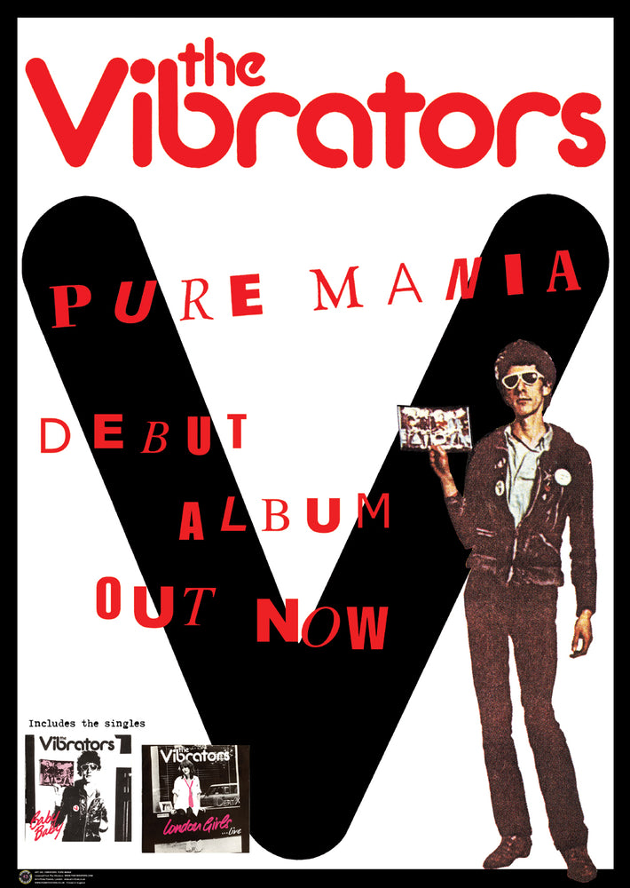 The Vibrators Pure Mania Poster