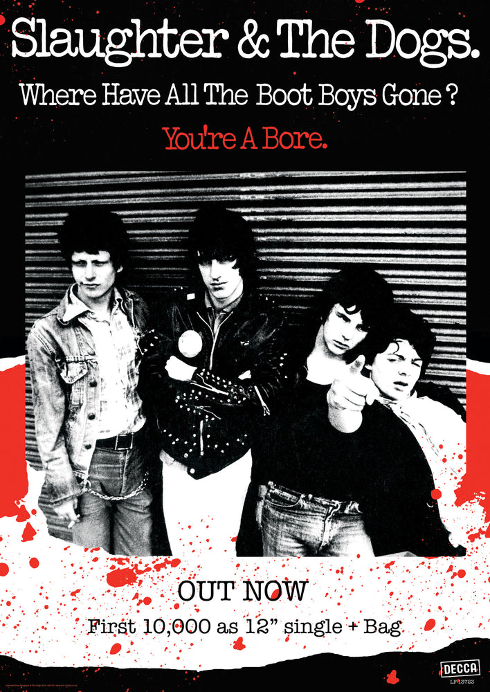 Slaughter And The Dogs Boot Boys Poster
