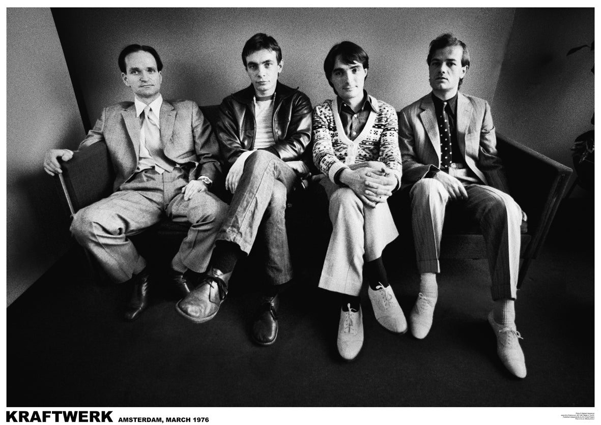 Kraftwerk Amsterdam March 1976 Maxi Poster