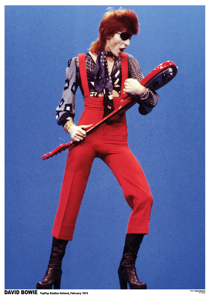 David Bowie Top Pop Studios Amsterdam 1974 Maxi Poster