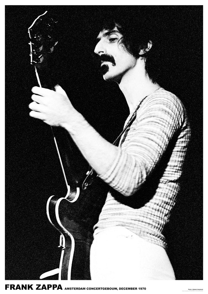 Frank Zappa Amsterdam 1970 Maxi Poster