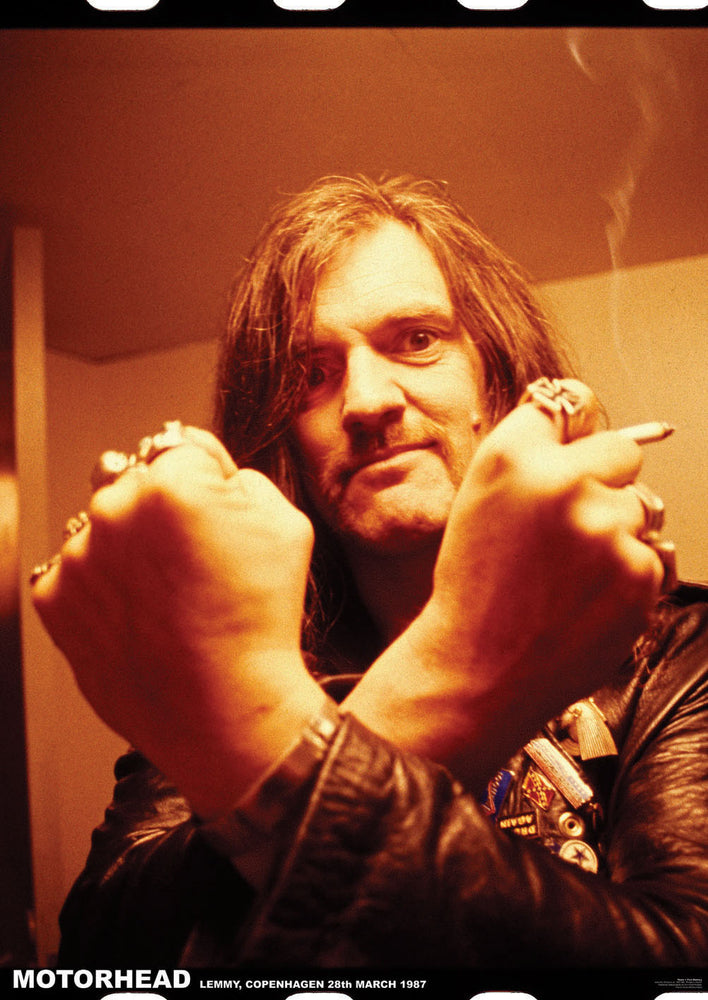 Lemmy from Motorhead Copenhagen 1987 Maxi Poster