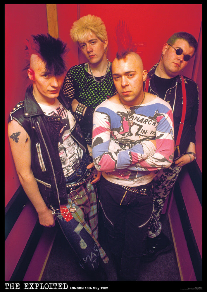 The Exploited London 1982 Maxi Poster