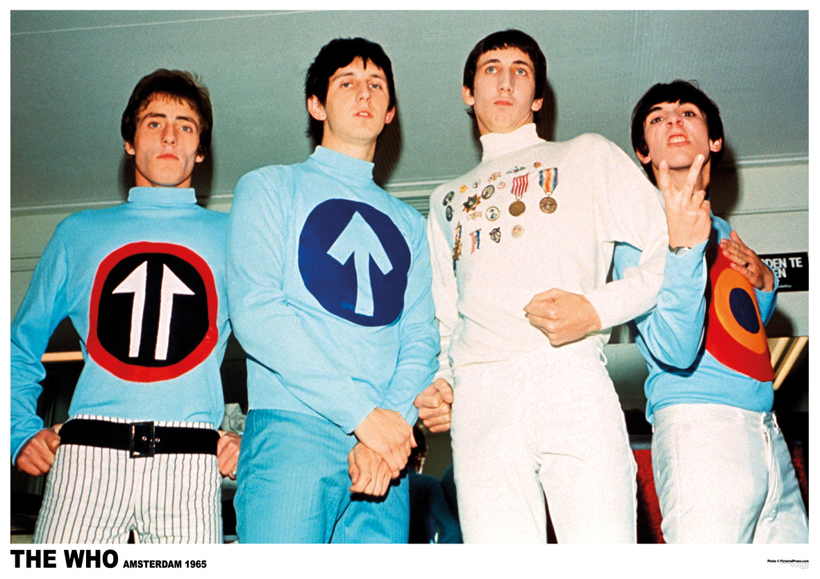 The Who Amsterdam Colour Group 1965 Maxi Poster