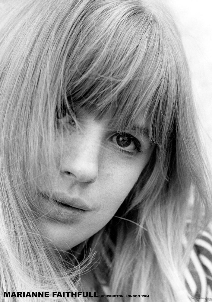 Marianne Faithful Kensington London 1964 Poster