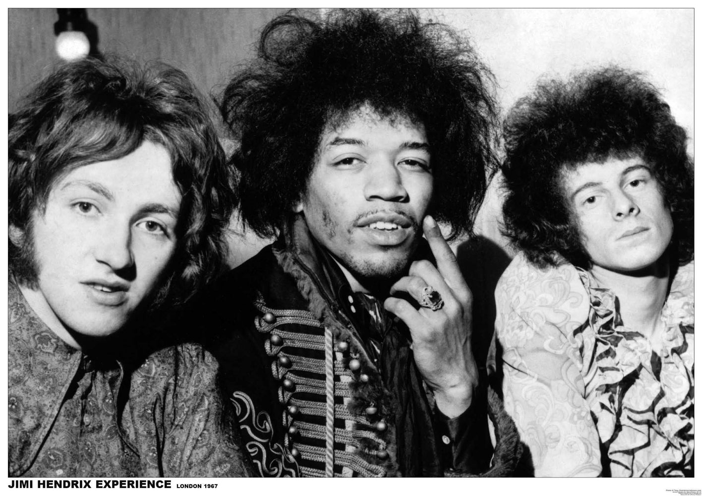 Jimi Hendrix Experience Group 1967 Maxi Poster