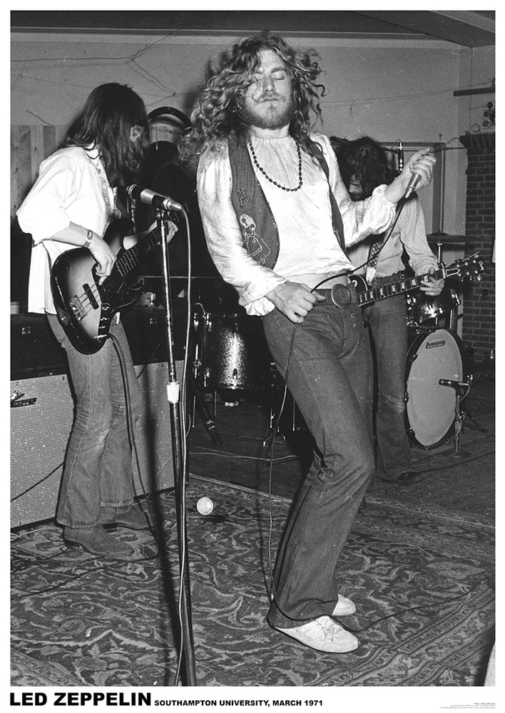 Led Zeppelin Live In Southampton March 1971 Maxi Poster
