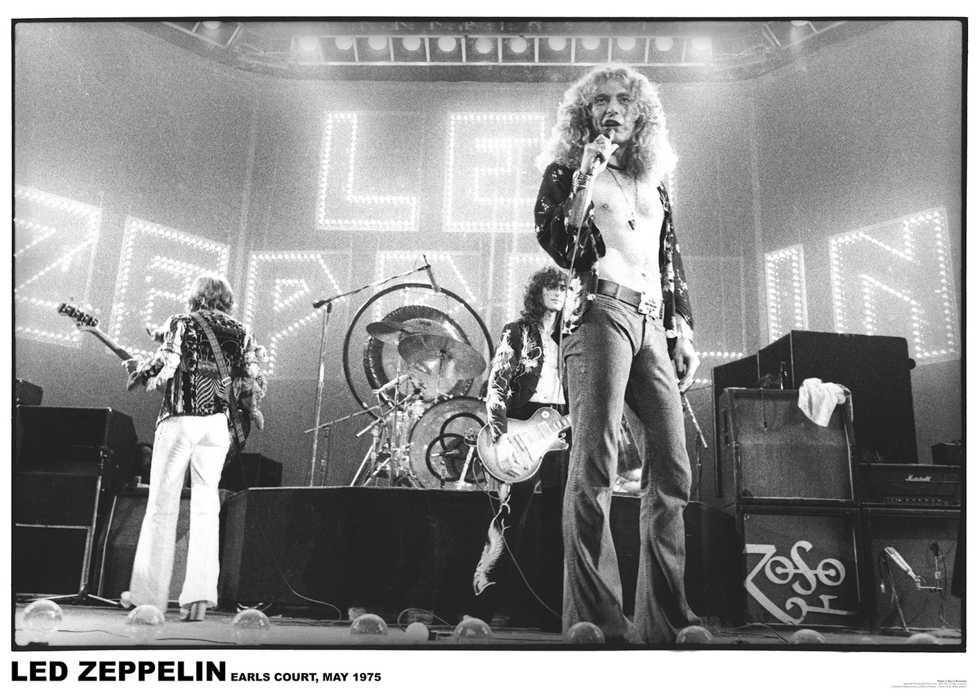 Led Zeppelin Earl's Court Live May 1975 Maxi Poster
