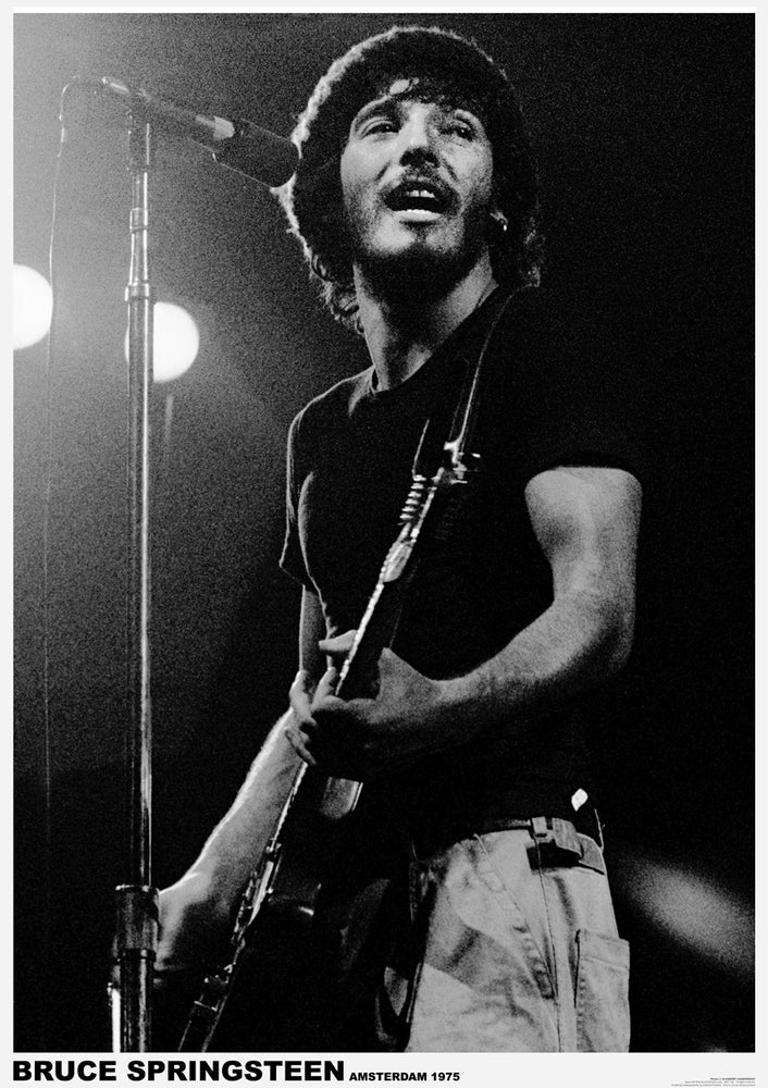Bruce Springsteen Amsterdam 1975 Poster